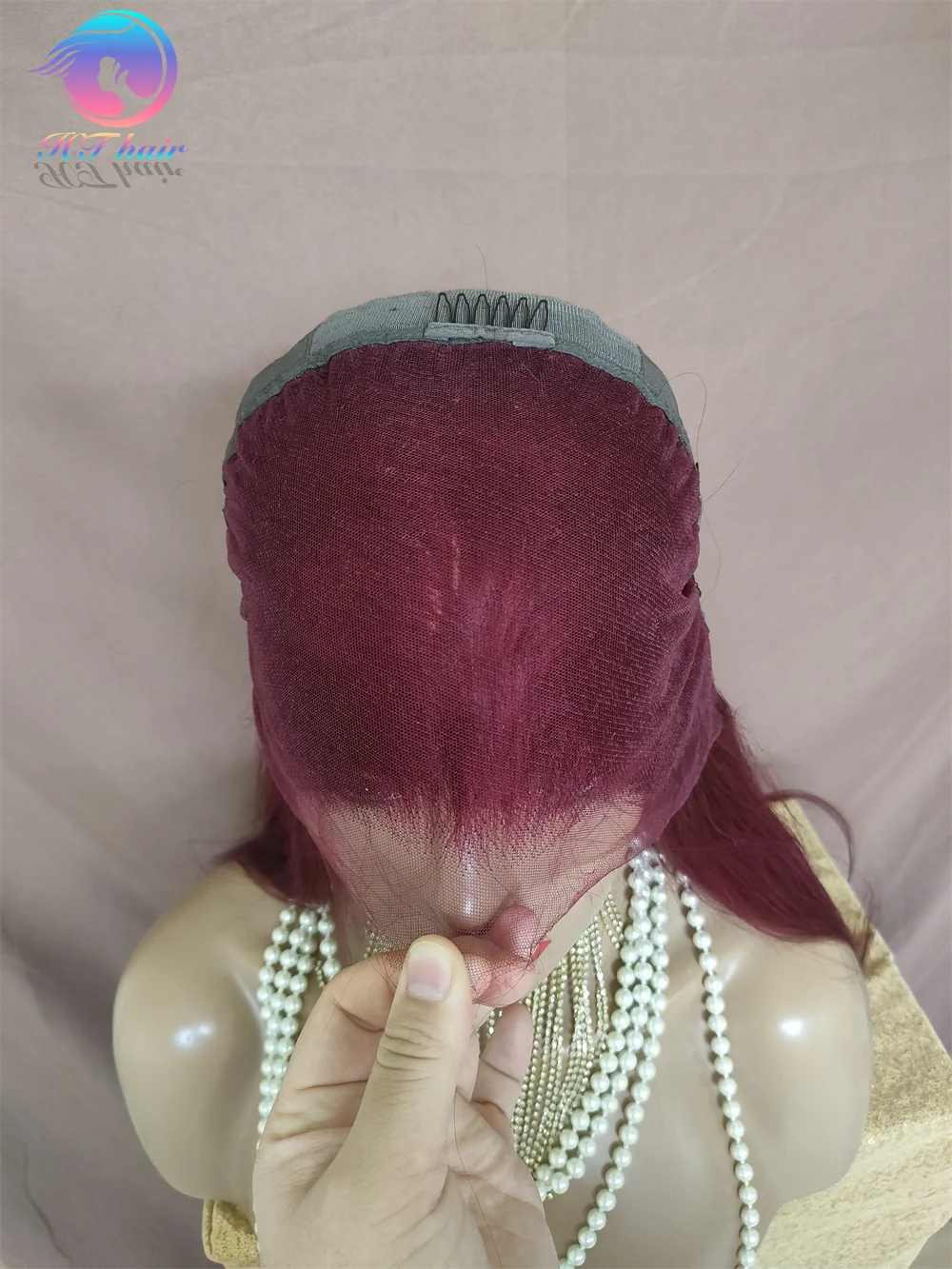 13x4 Lace Human Hair Wigs For Women Water Curly Colored 99j Burgundy Hd Lace Wig 13x6 Loose Deep Wave Red Colored Frontal Wig