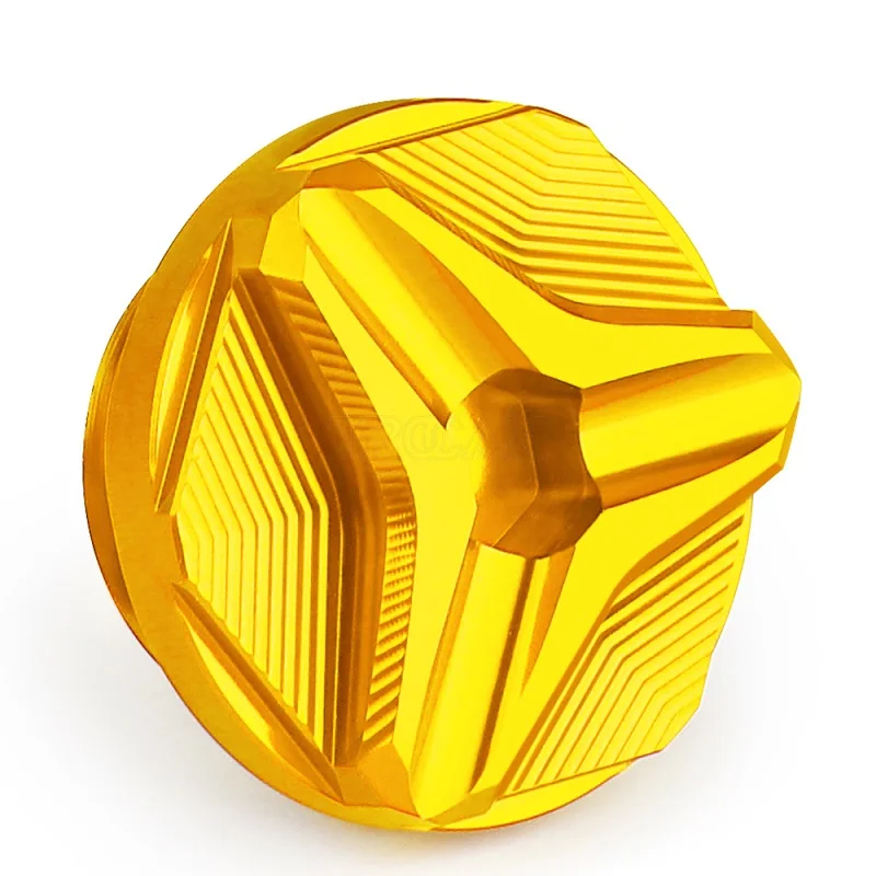 Custom CNC Machining Motorcycle Aluminum Alloy Engine Oil Cap Bolts Fuel Filler Cap Protection Motorcycle Accessories