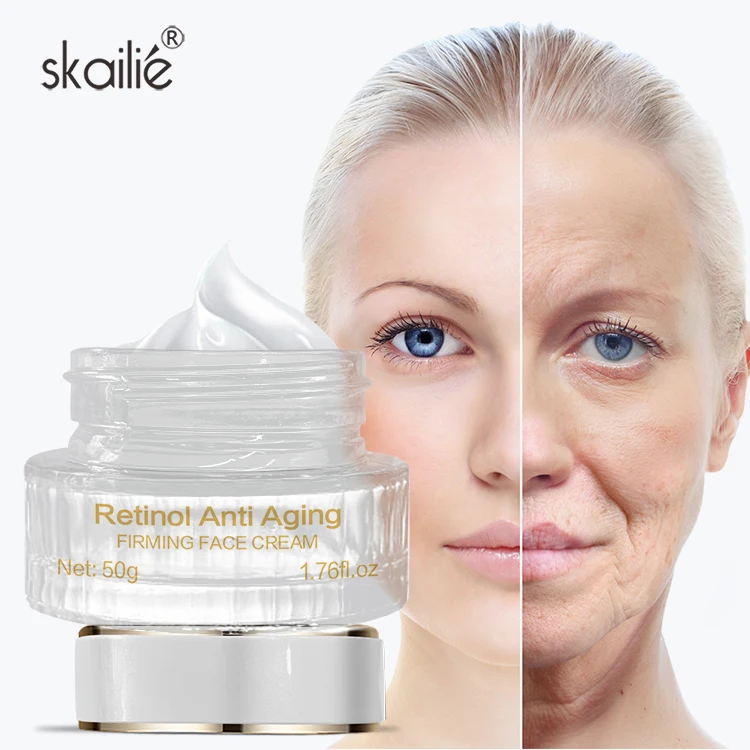 Custom Logo Private Label Anti Aging Retinol Face Cream Moisturizer Anti Age Face Firming Retinol Cream