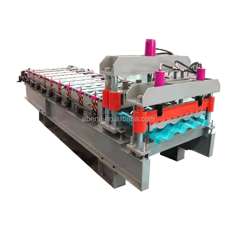 glazed sheets tile roofing wall panel forming machine