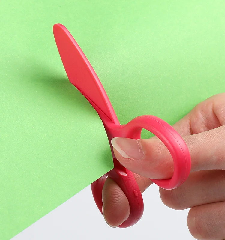 Craft Tool Set Plastic School Children Safety Scissors  for kids student scissors plastic handle scissors
