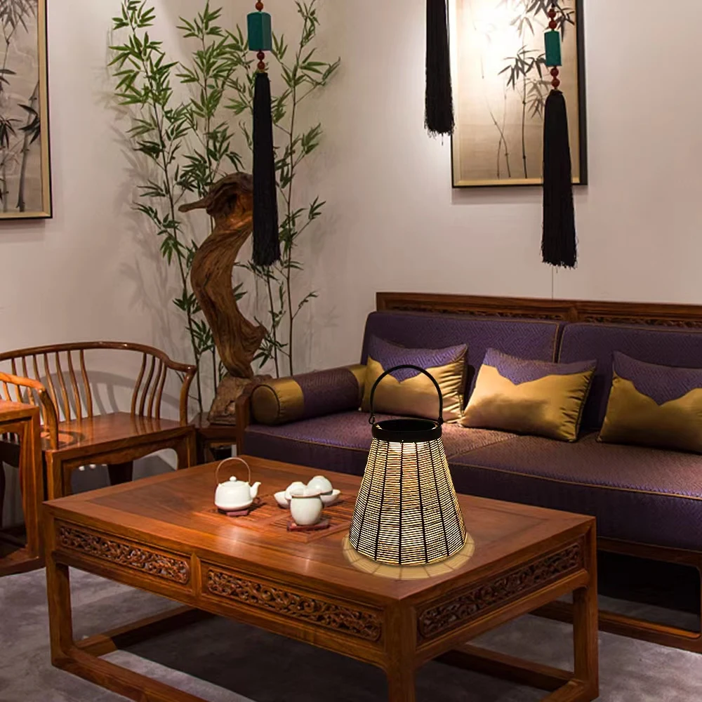 rattan garden solar lights outdoor waterproof fiber optic led mini spot light 1w for decoration