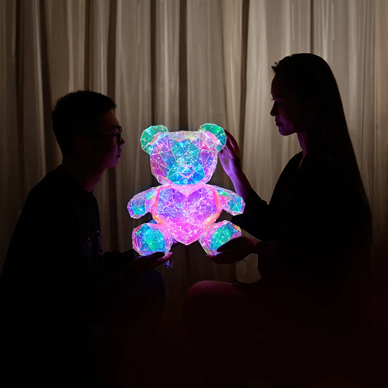 Heart Bear Decoration Lights Led Lights Colorful Christmas Decoration Holiday Lighting Decorations With Led For Holiday Party