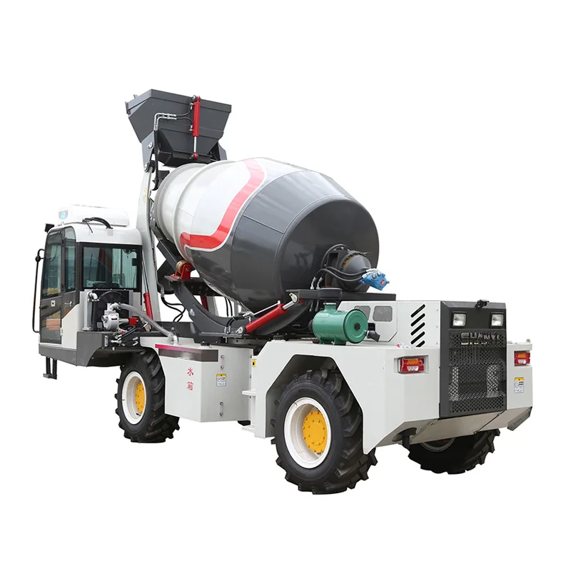5.0 m3 4X4 Diesel volumetric concrete mixer truck Propelled Small used diesel concrete mixer for sale