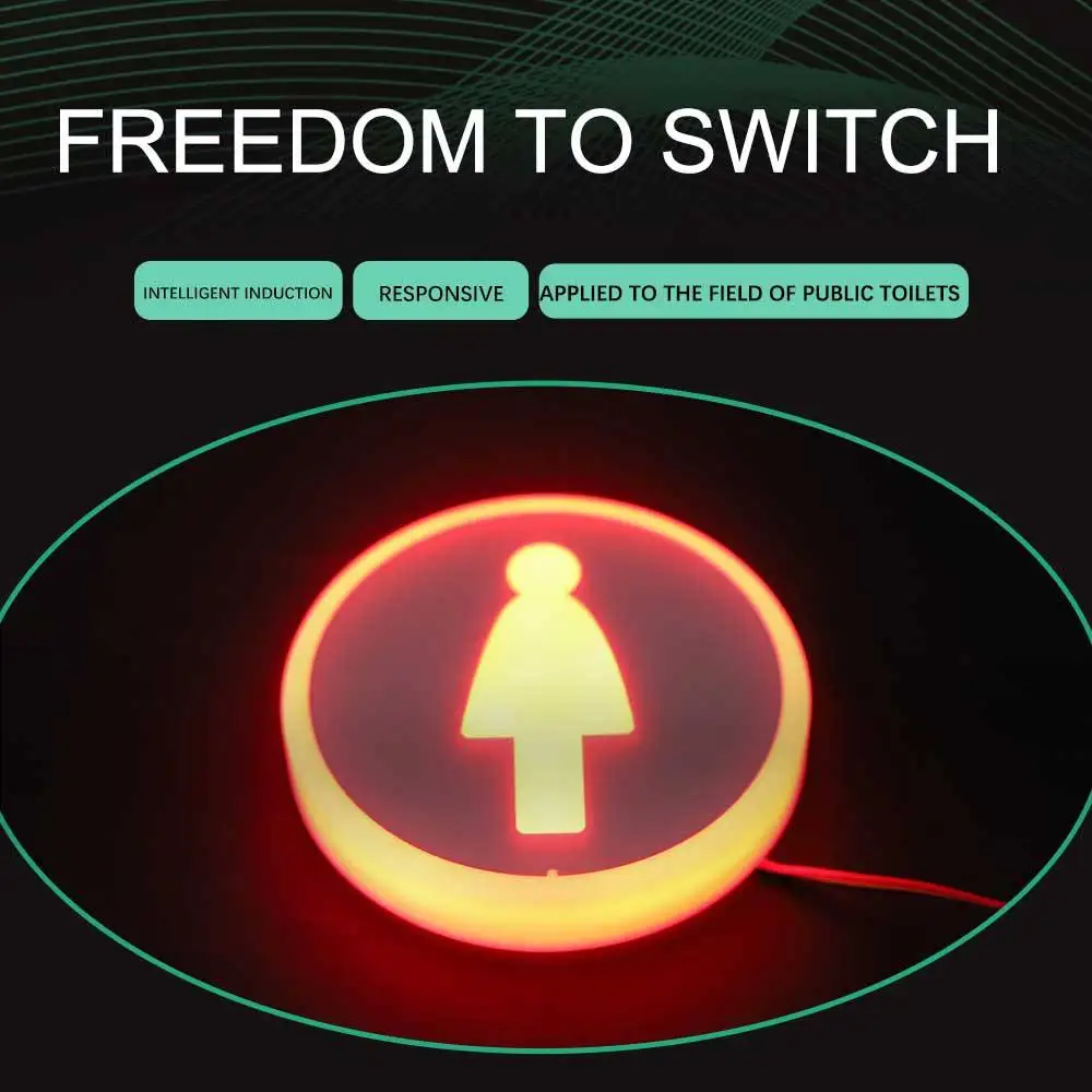 AOGAO smart display screen shower partition WC toilet LED Lamp