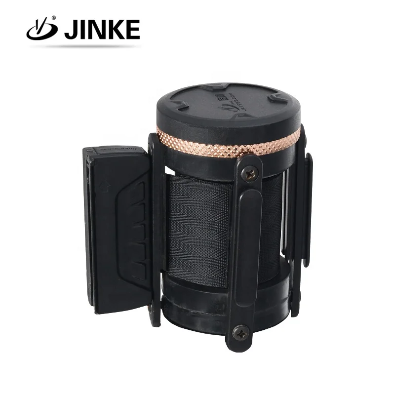 Retractable Belt Barrier Stanchion Replacement Parts Cassette of Crowd Control Queue Poles