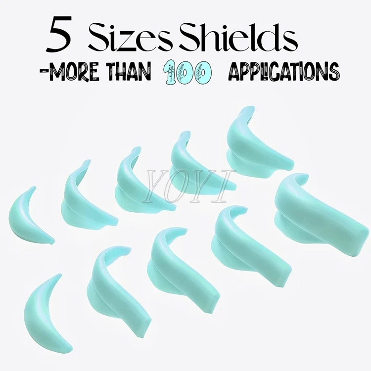 Glueless Silicon Lash Lift Shields l Eyelash Lift Perm Rods Lash Extension Tool Eye Gel Sticky Pads for Lashes Customized
