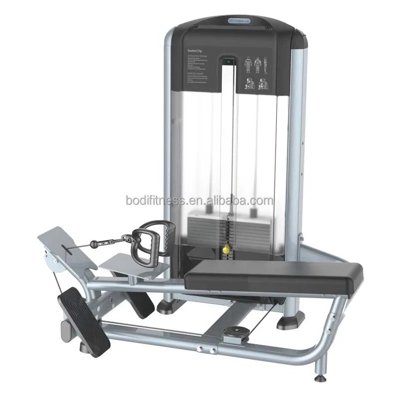 Commercial Gym Fitness Equipment Pull Back Pin Loaded Machine Double Pull Back Trainer Vertical Row