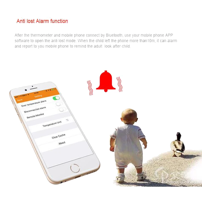 
Top quality multi remote health smart sensor sticker baby temperature thermometer 