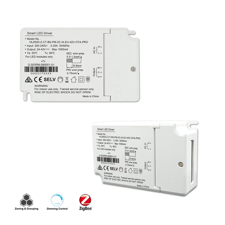 ZigBee 3 0 Zigbee Беспроводное управление Светодиодный драйвер умное освещение затемняемый