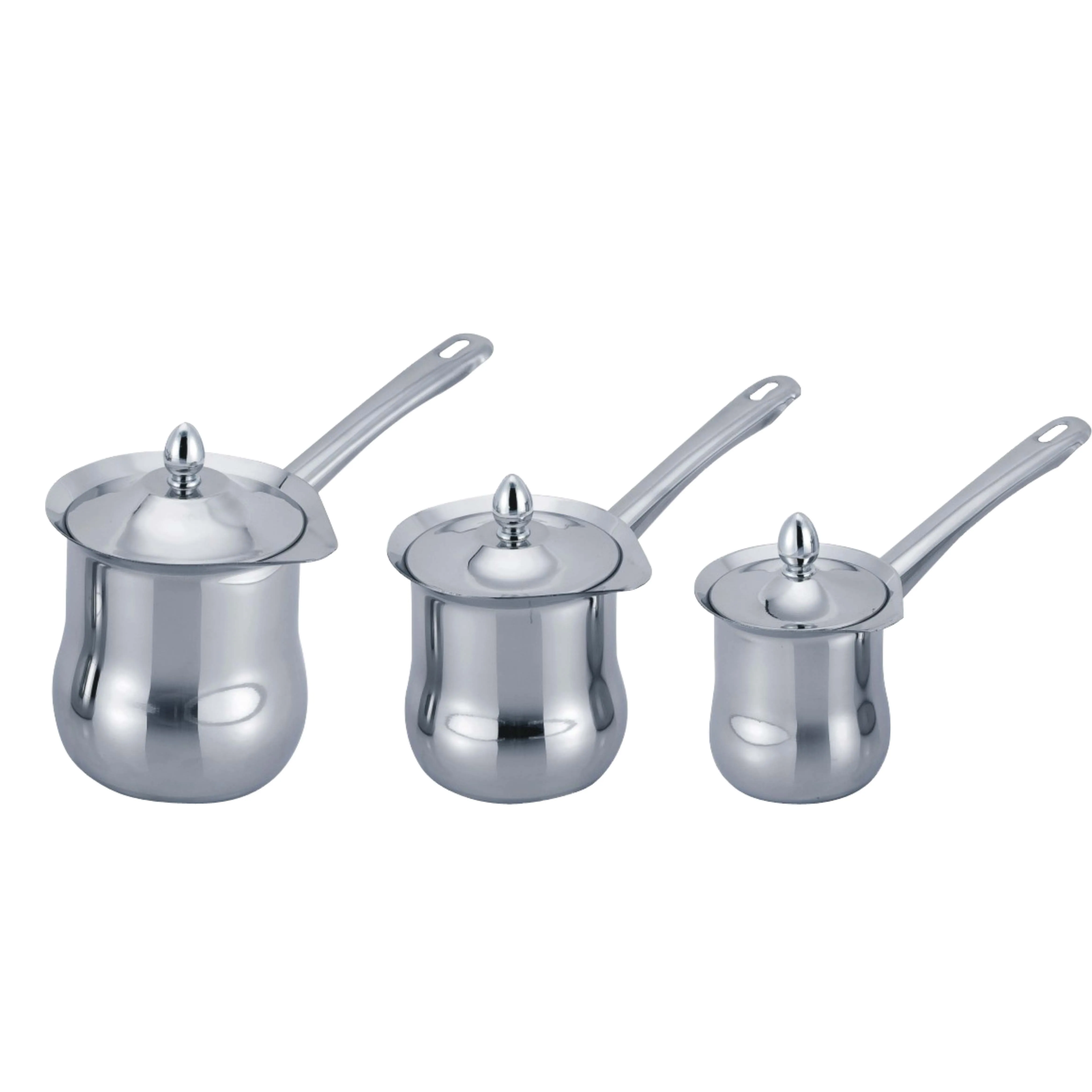 Hot selling Stainless steel ethiopian Mirror/Stain Finished with Tube Handle Coffee Warmer