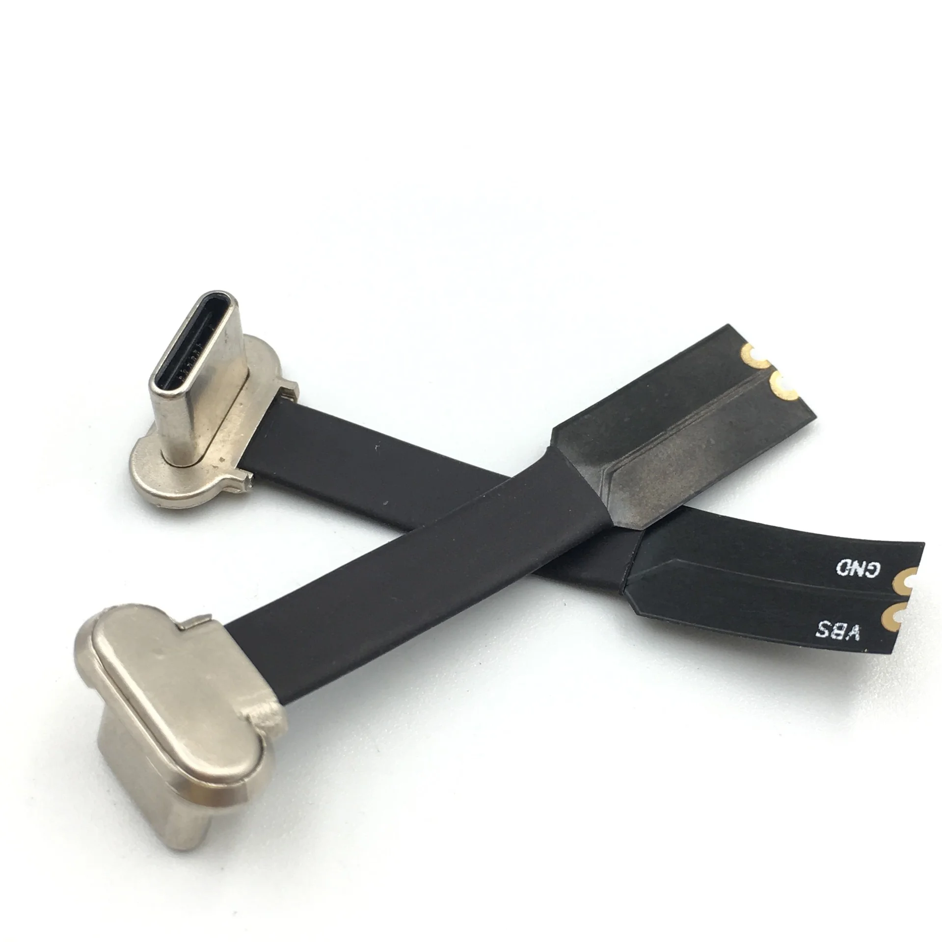 Беспроводной зарядный гибкий кабель USB TYPE-C беспроводной Задний зажим штекер FPC 2P T-типа мужской fpc