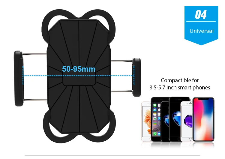 
High quality Bicycle Cell phone Bracket full protection bike mount mobile phone holder 