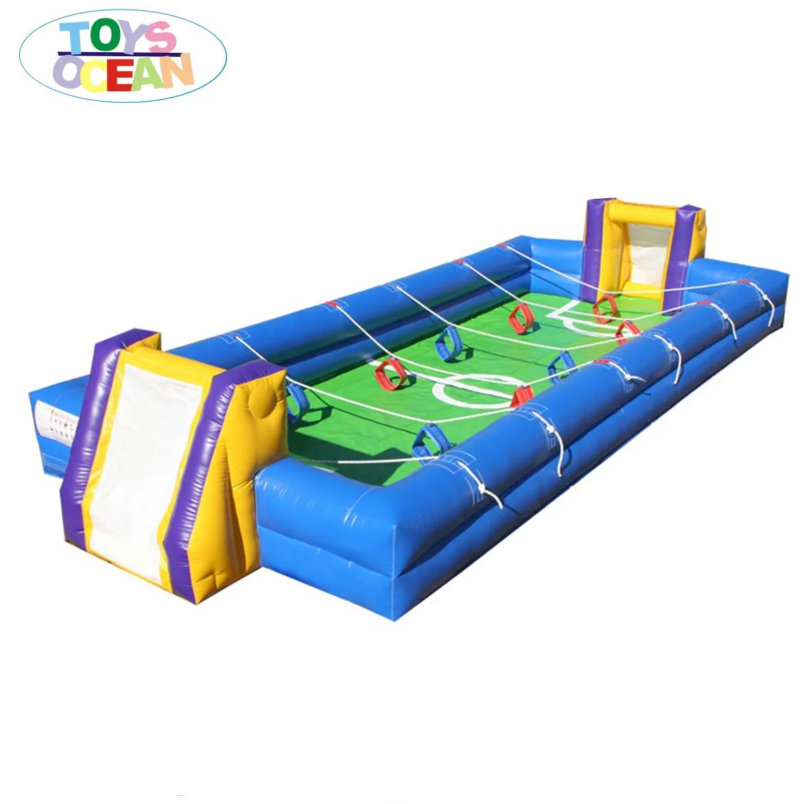 Hot Sale Custom Inflatable Sports Football Soccer Field and Soap Soccer Field