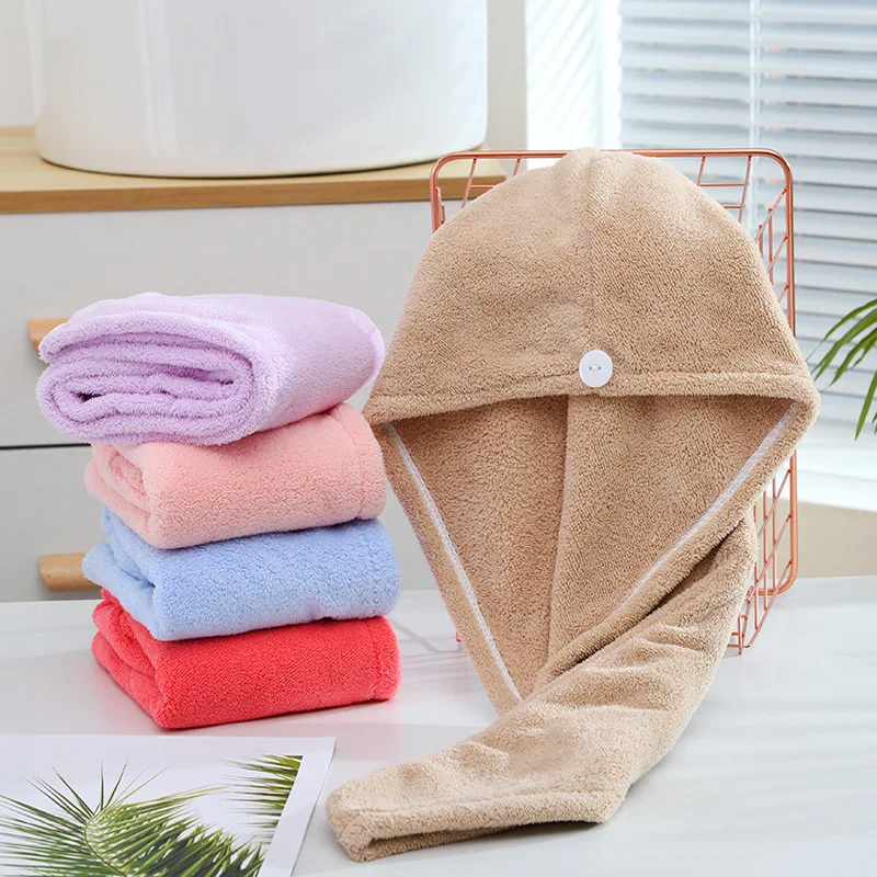 Cheap Turban Women Head Wrap Hair Drying Towel Microfiber Fast Drying Hair Towel Cloth