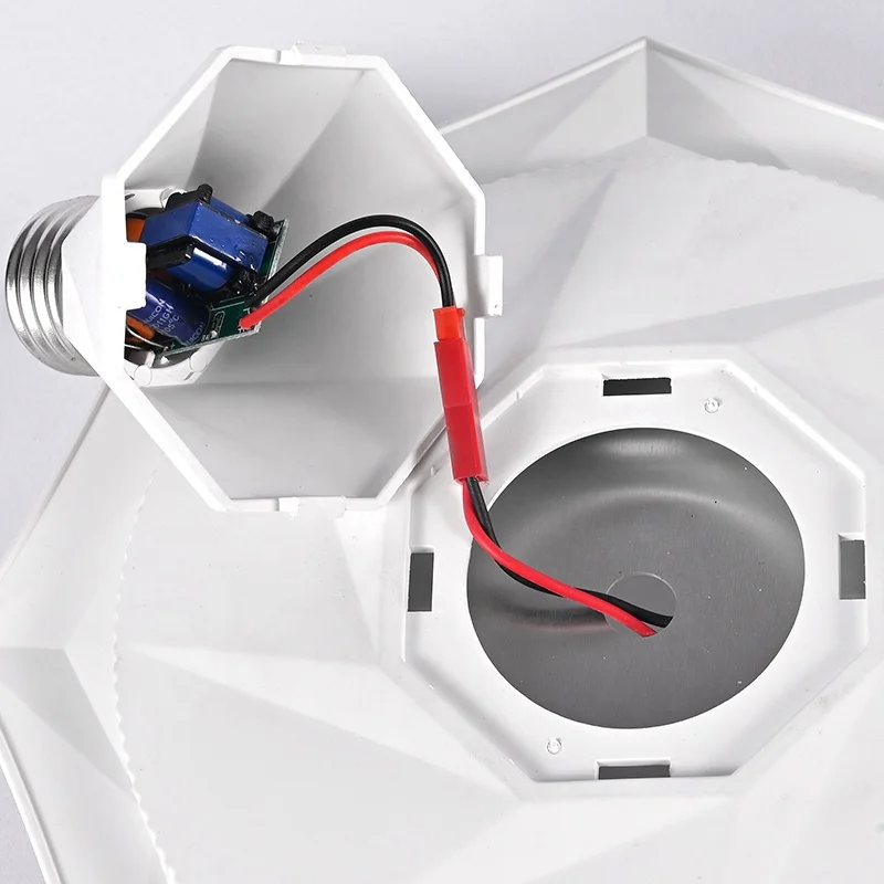 High quality LED Snowflake Energy-saving lamp 165-265V super bright E27 spiral home lighting high color flying saucer lamp