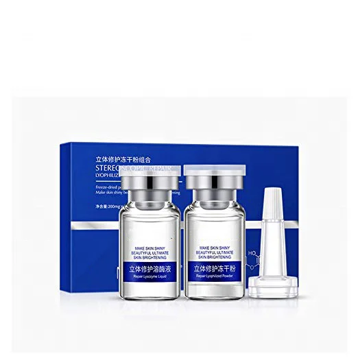 
Repair Lysozyme Liquid Lyophilized Powder Set Moisturizing Anti Wrinkles Remove Scar Pimple Marks Anti Aging Facial Serum 