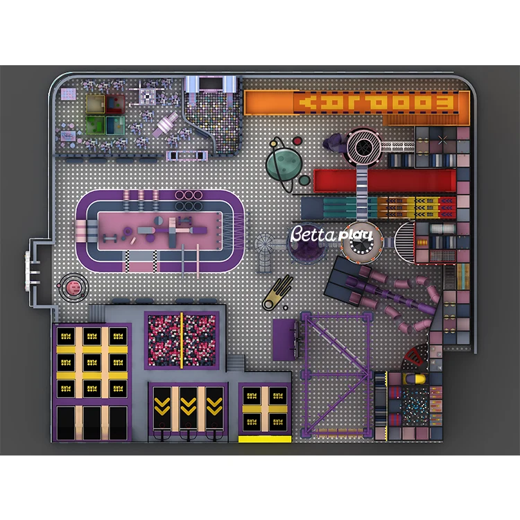 Bettaplay kid playground indoor New Design Amusement Park indoor playground for children