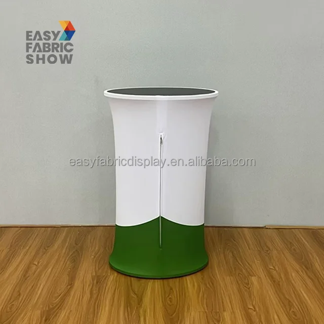Portable Model Automatic Pop up Counter Table Fabric Top with Aluminium & Steel Frame for Promotions Events Exhibition booth