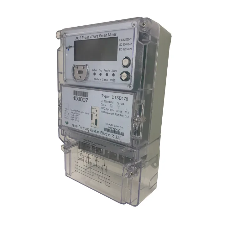 New type multifunctional high accuracy DTSD178 CT operated three phase smart meter