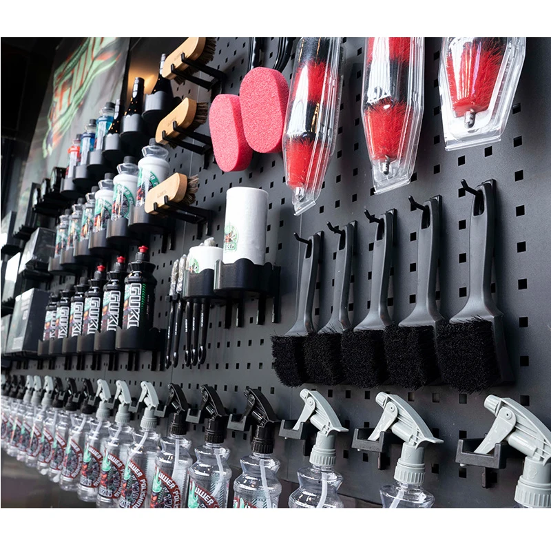 Hot sale parts steel Display stand Hardware showroom single/double sided iron shelves Hardware retail store shelves