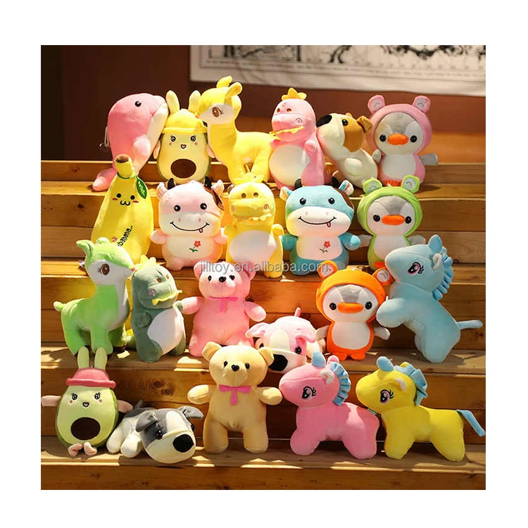 Fashion cheap stuffed animals custom plush toys claw doll machine doll custom animal plush toy claw machine stuffed toys