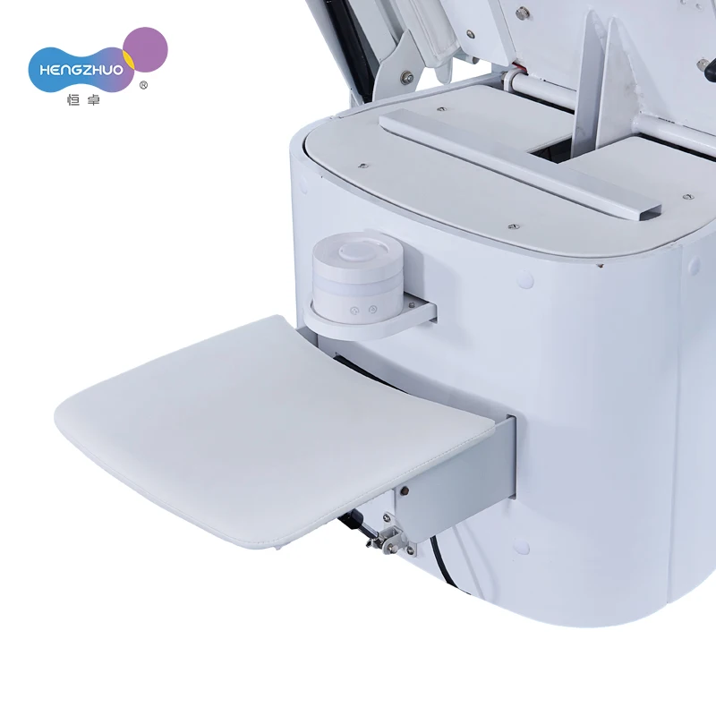 Height Adjustable Electric Massage Table for Beauty Treatment Heating Massage Spa Bed with LED Lamp