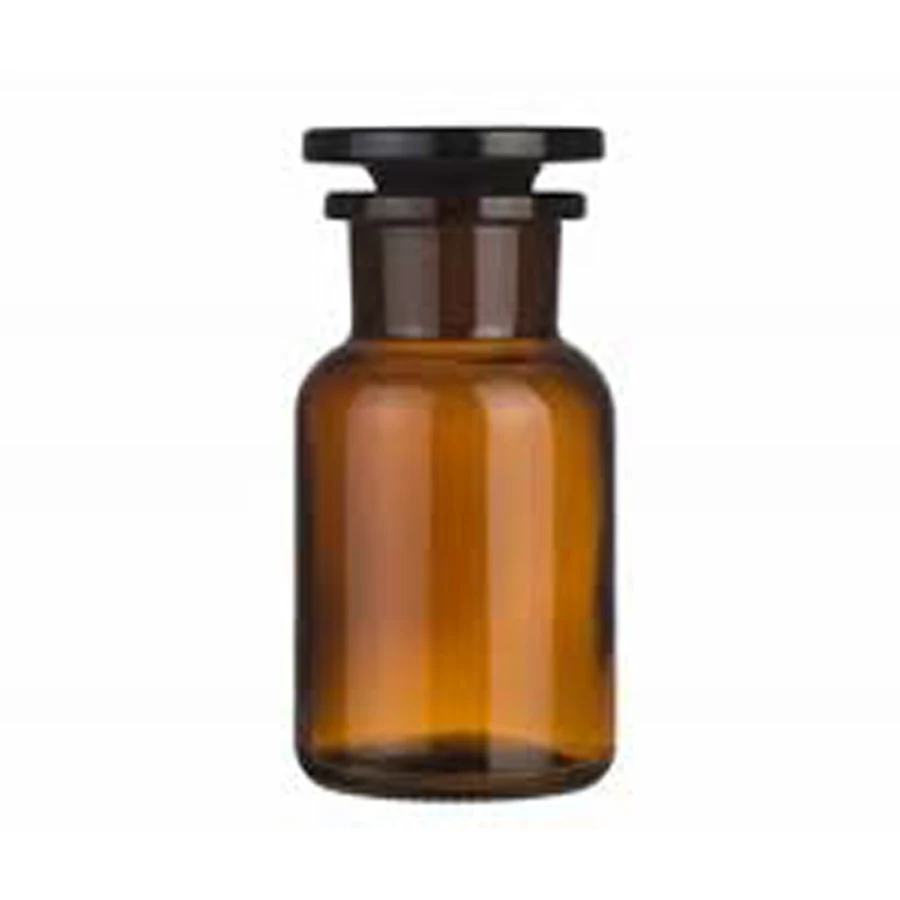 Shanghai Hot Sell 500 ml Laboratory Amber Glass Reagent Bottle