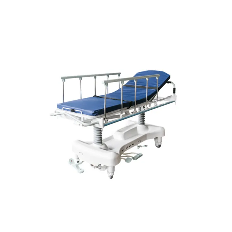 BT-TR001 Cheap hospital patient transfer gurney cart medical emergency hydraulic patient transport stretcher price
