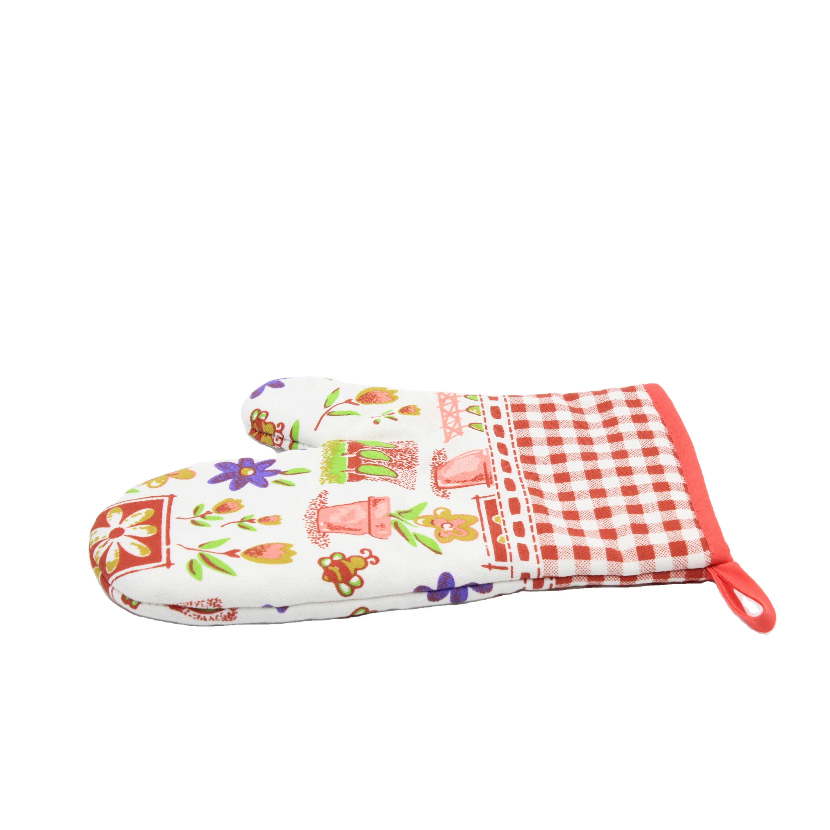 Cotton Oven Mitt Kitchen Cooking Microwave oven mitten Pot Holder Heat proof Mitts BBQ oven mitts Camping Potholder