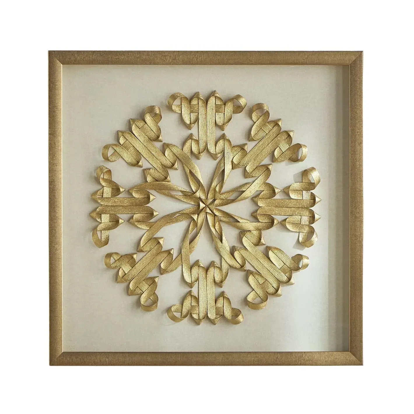 Wholesale Wooden Frames Boxes With Glass Large Custom Painting 3D Square Frame Metal Art Gold Shadow Box Frame