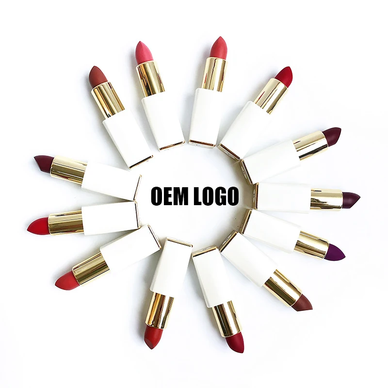 OEM Lip Make up 13 Matte Color Lipstick Multi Color smooth Private Label Long Lasting