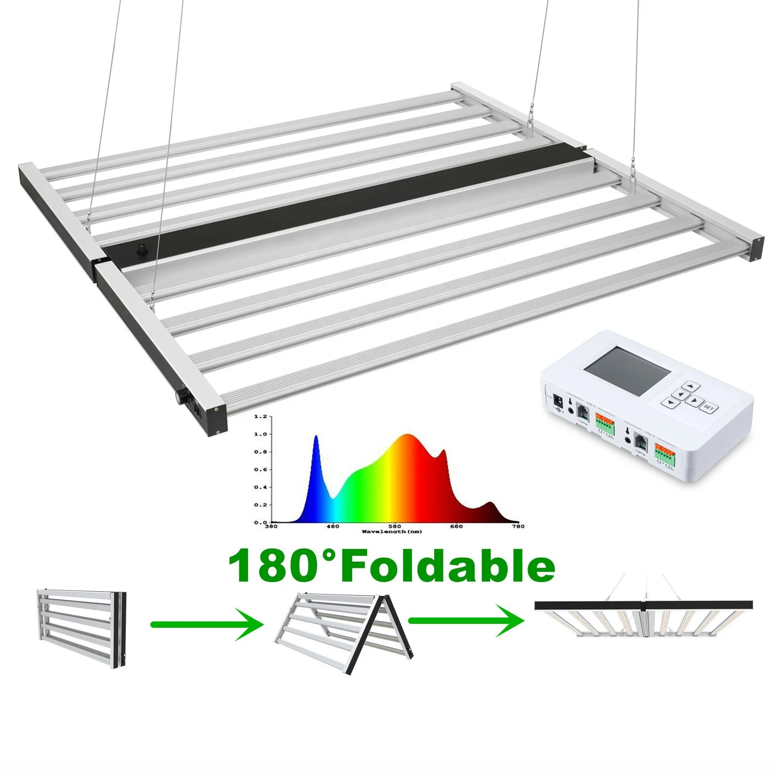 2021 BLE UV IR Custom size 6 bars 8 bars Led Grow Light For Indoor Plants