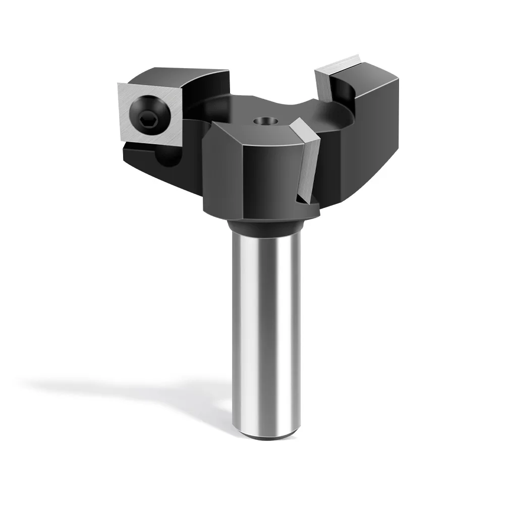 Spoilboard Surfacing Router Bit CNC Milling Machine Slab Flattening Cutter Carbide Insert Bit for Woodworking Carving