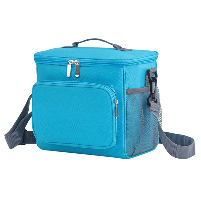 portable fresh-keeping and heat preservation bag oxford cloth single shoulder lunch bag custom size and color cooler bag