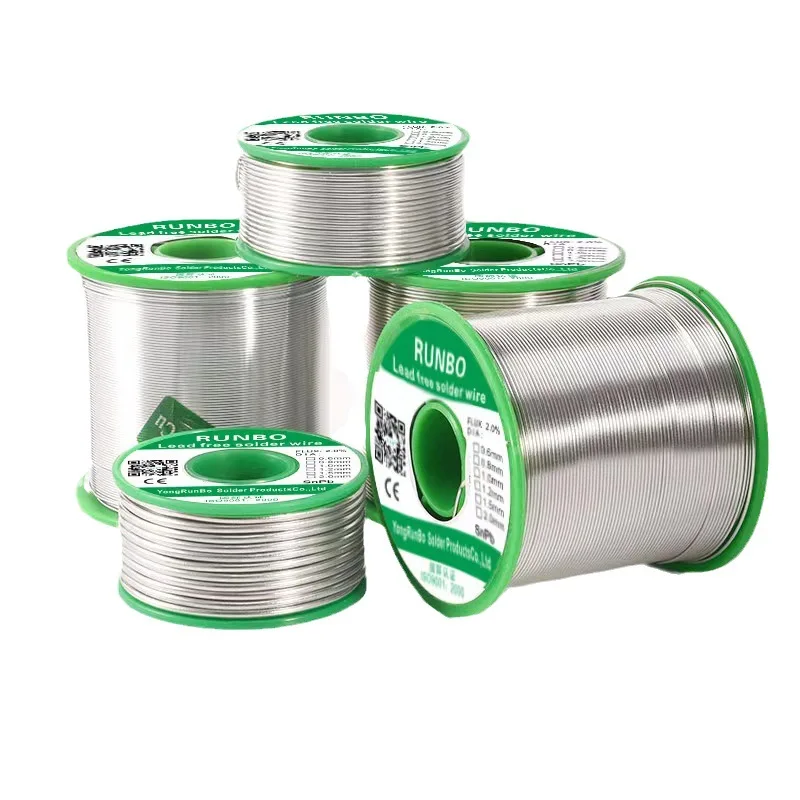 500g/Roll 1.0mm Wire Sn99.3cu0.7 for Smt Soldering Solder Drug Core 2% Tin