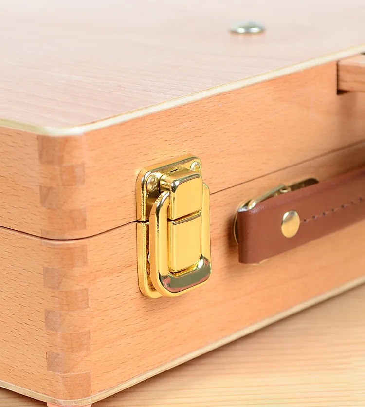 Hot Sale Artist Sketching Box Portable Desktop Storage Table Easel  Wooden