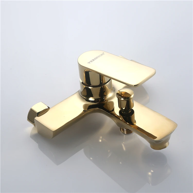 Bathroom Wall Mounted Bath Shower Mixer Faucet Set