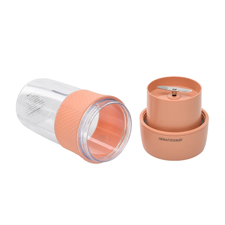 USB Rechargeable 1200mAh Battery Power Supply Mini Fruit Crusher and Juicer Handheld Smoothie Blender