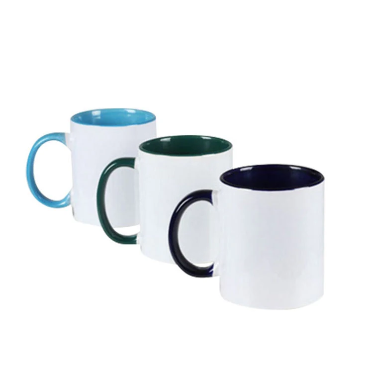 Cheap Custom Colour Glaze Inside Sublimation Ceramic Coffee Mug