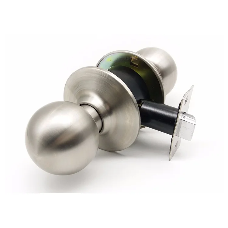 Safety Security Stainless Steel Aluminium Door Locks Factory Price Ball Cylinder Entrance Door Knob Lock