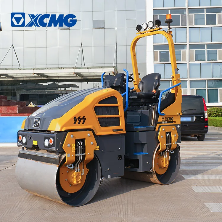XCMG mini vibratory roller road XD100  light roller compactor  with price