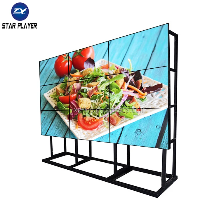 Controller Samsung Videowall 55 Inch 2x2 3x3 5x5 Advertisement Display Splicing Screen Advertising Players 8mm LCD Video Wall