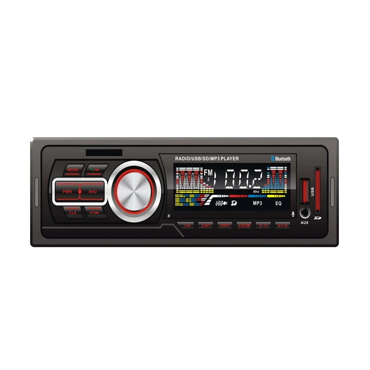 
Лучшая цена 1 Din FM радио автомобильный аудио ЖК-дисплей Hands Free Call Автомобильный Mp3 плеер Aux Дистанционное автомобильное радио 