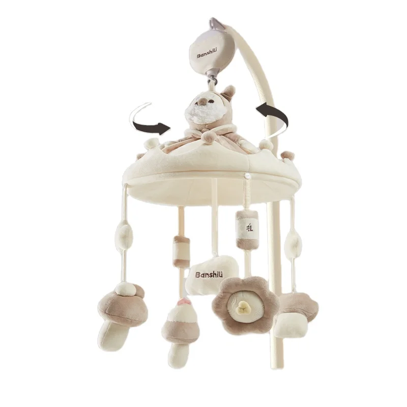 OEM ODM hanging umbrella stroller hanging bed hanging wind bell toy Baby Stuffed Pacify Toys