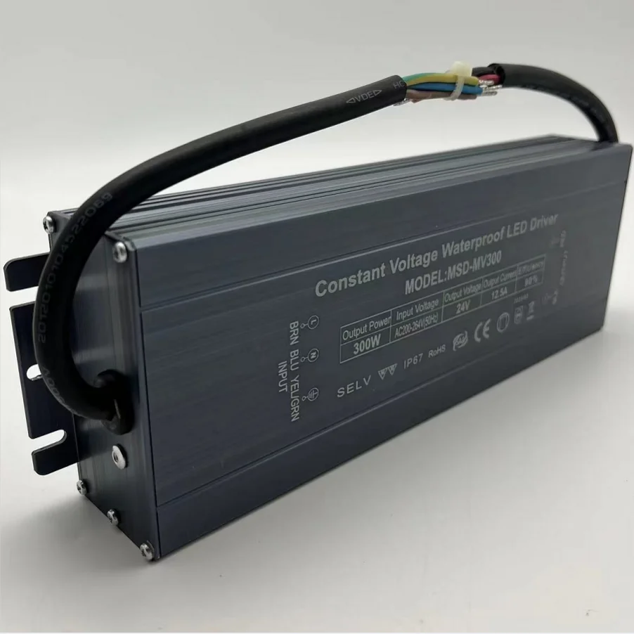 Constant Voltage 30W led power supply Waterproof IP67  led driver single output dc 24v 1.25a variable power supply