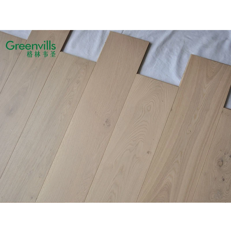 190mm wide engineered white oak flooring, hot sale in USA factory price solid oak veneer multiply wooden flooring