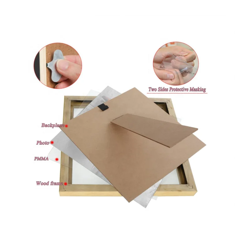 High Quality Home Decorative Wedding Gift Wood Picture Frame Art Photo Wall Frames