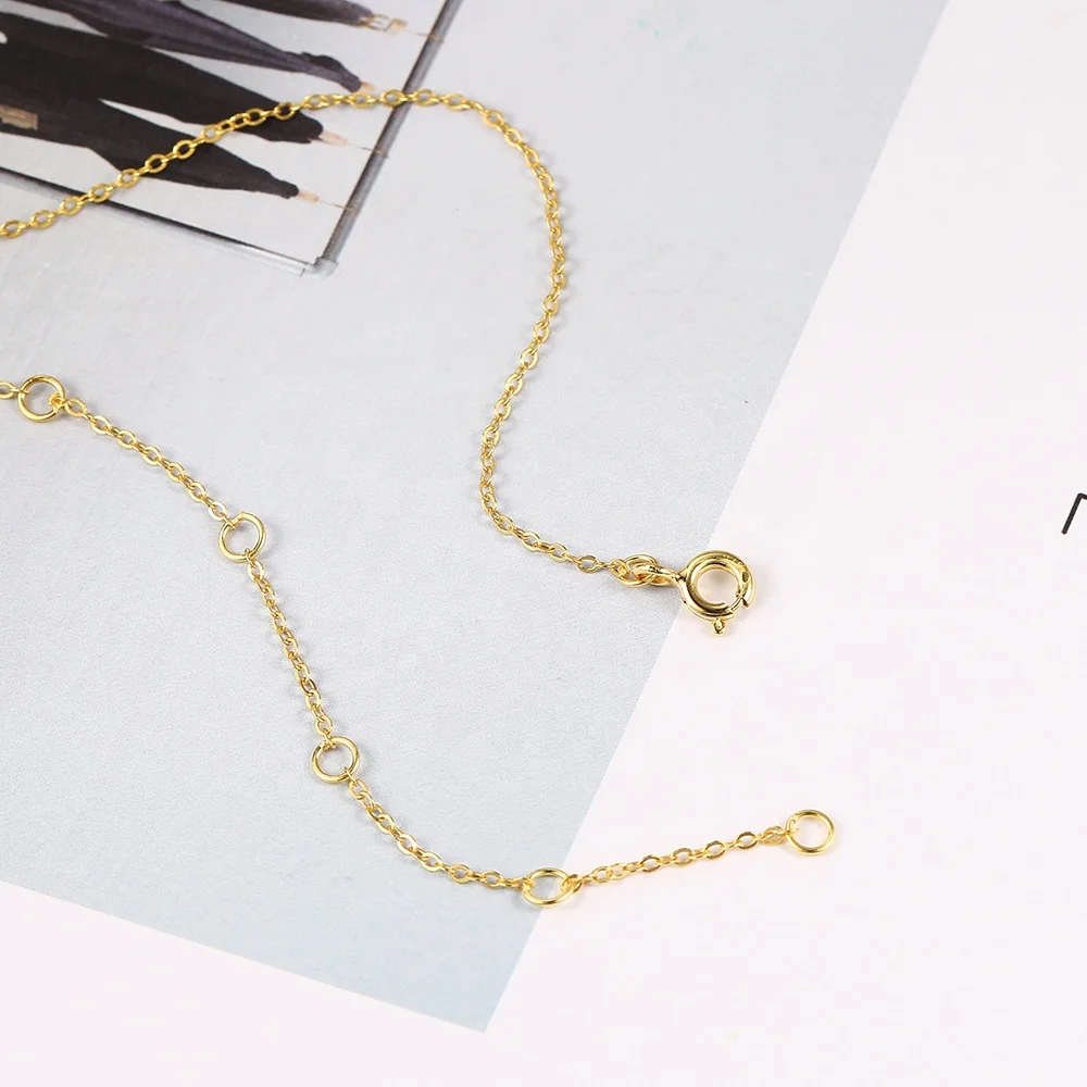 INS Style S925 Sterling Silver Jewelry Hammered Letter U Shape Horseshoe Pendant Necklace EMNL044