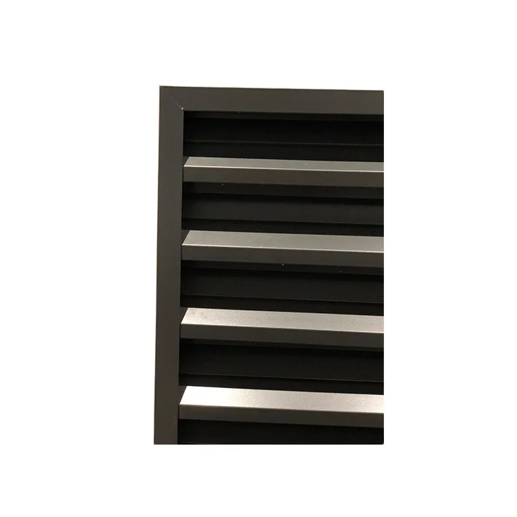 Residencial window screen door aluminum fully louvre door ten years warranty